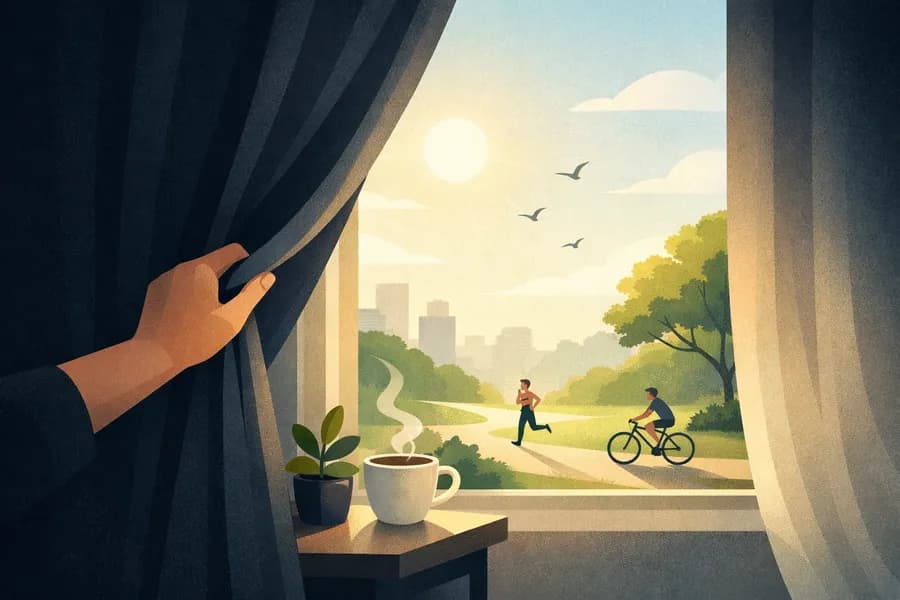 Open the curtains to a new way of thinking about alcohol