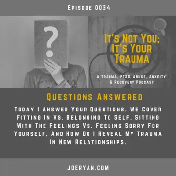 It’s Not You, It’s Your Trauma - Trauma, PTSD, Abuse, Anxiety & Recovery - Joe Ryan