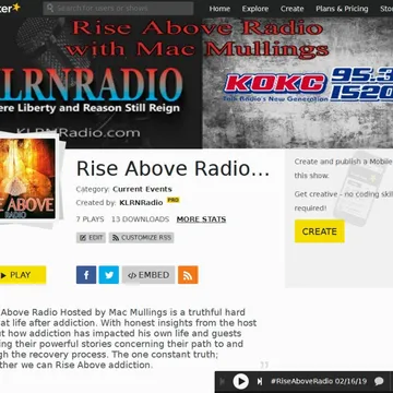 Rise Above Radio With Mac Mullings